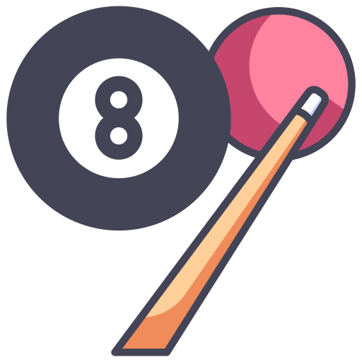 🎱 Emoji de bola 8 de bilhar / sinuca