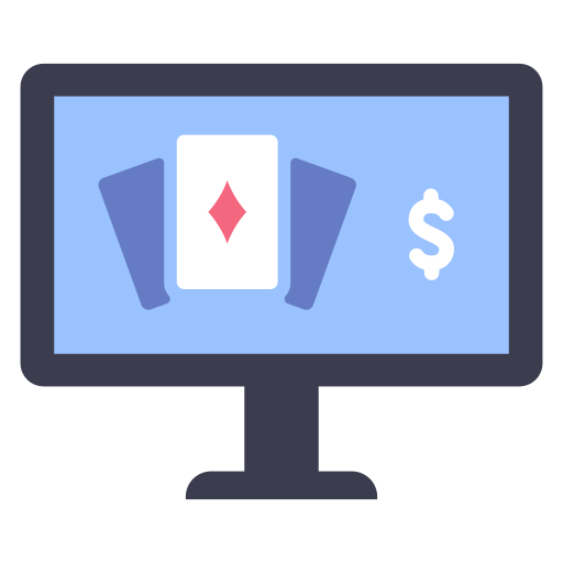 juegos de azar en línea icono gratis