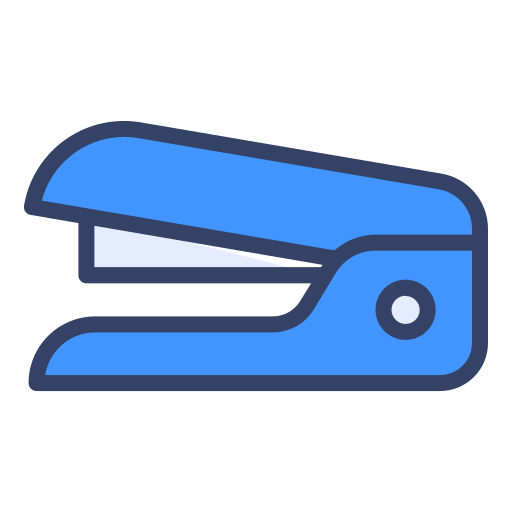 Stapler Generic Outline Color icon