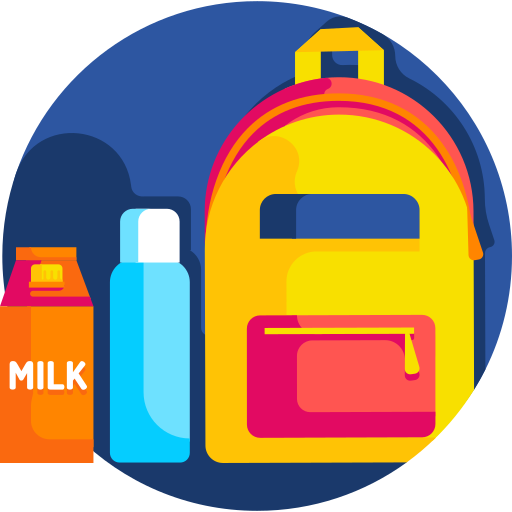 sac d'école Icône gratuit sac d'école Icône gratuit