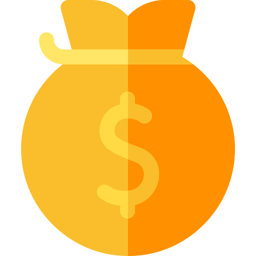 Money bag free icon