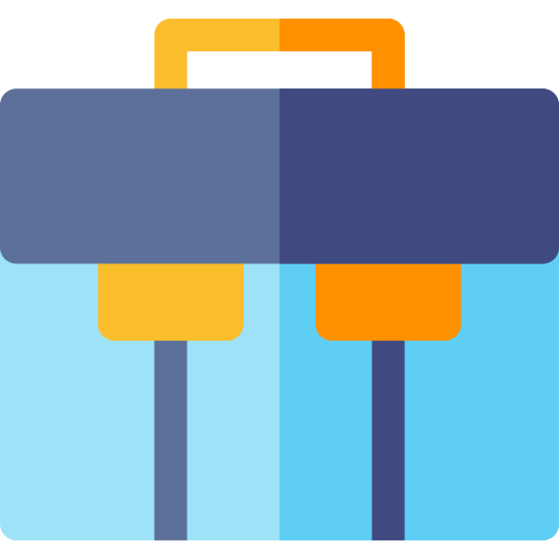 Briefcase Basic Rounded Flat icon