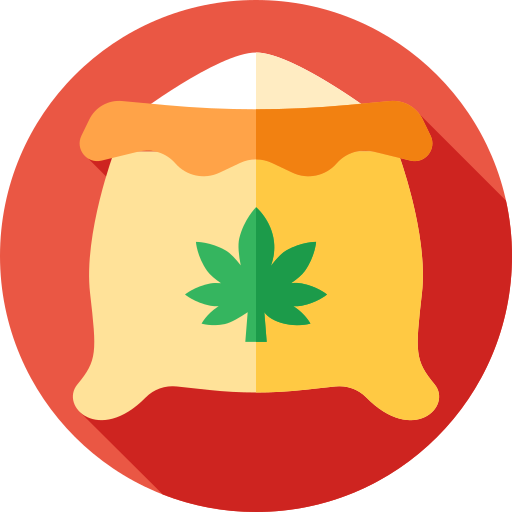 Cannabis Flat Circular Flat Icon