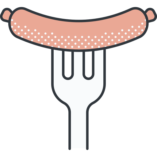 linguiça grátis ícone linguiça grátis ícone