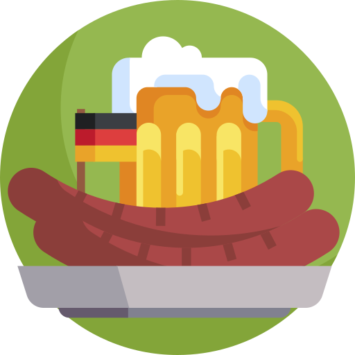 Sausages Detailed Flat Circular Flat icon