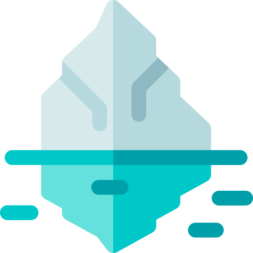 Iceberg Basic Rounded Flat icon