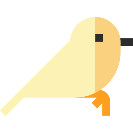 Bird Basic Straight Flat icon