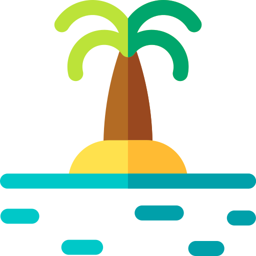 ilha grátis ícone ilha grátis ícone