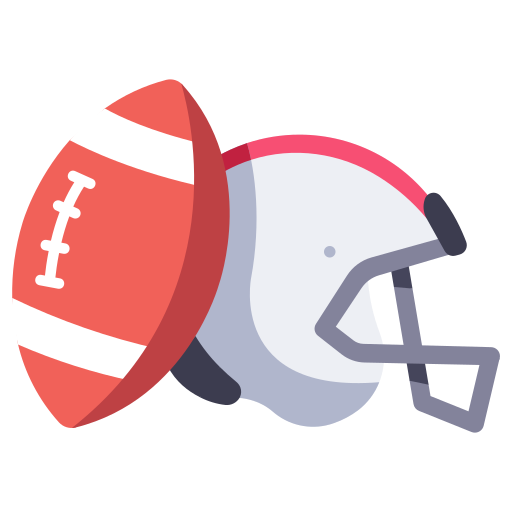 American football MaxIcons Flat icon