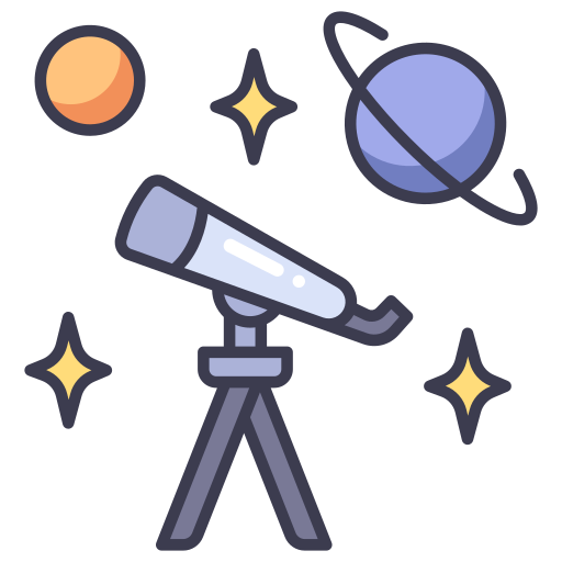 astronomía icono gratis