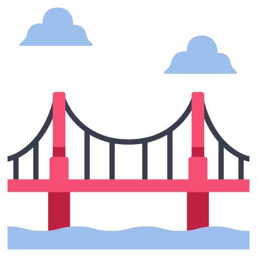 golden gate bridge clipart