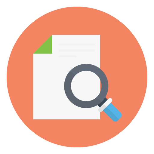 Search Vector Stall Flat icon