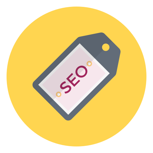 etiqueta seo icono gratis