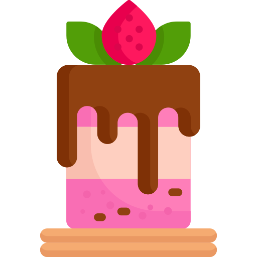 pastel de fresa icono gratis