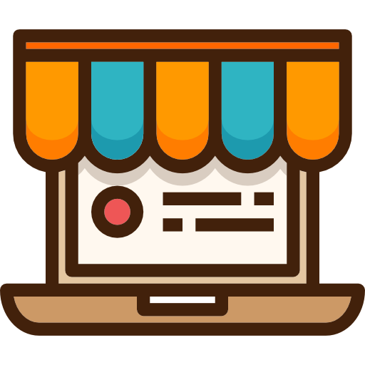 tienda online icono gratis