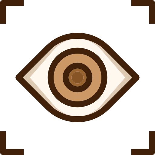 Eye scan free icon