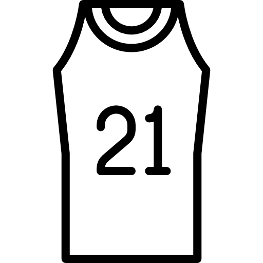 Basketball jersey - Free sports icons