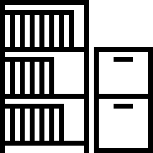 estante para libros icono gratis