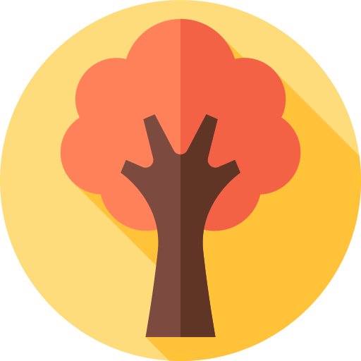 arbol de otoño icono gratis