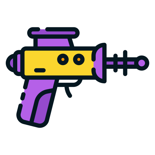 pistola espacial icono gratis