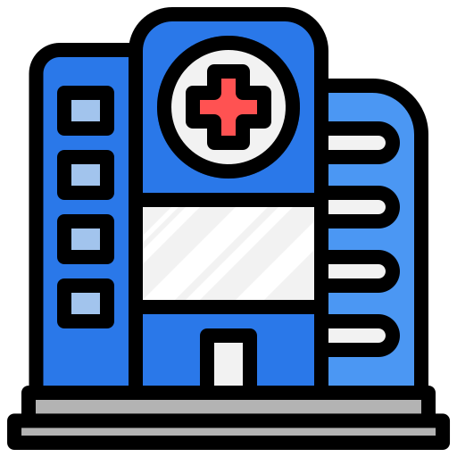 Hospital Surang Lineal Color icon