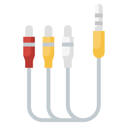 cable rca icono gratis