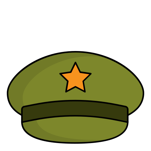 Military hat best sale