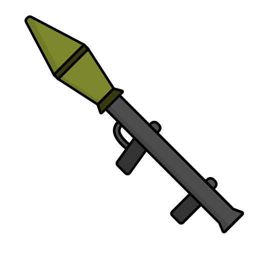 Bazooka Generic Outline Color icon