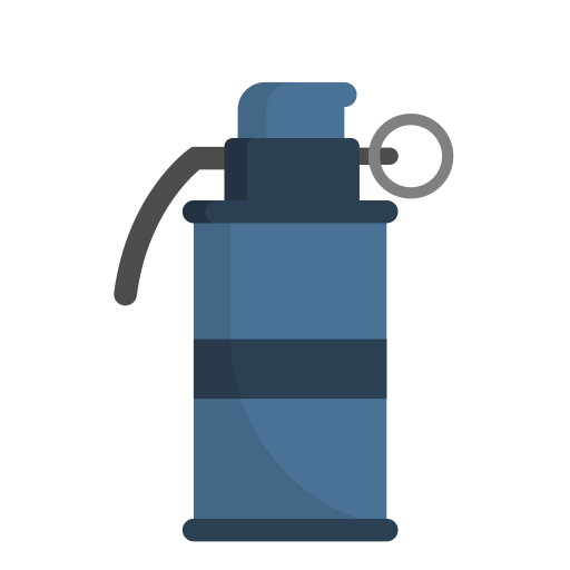 Smoke grenade icon Generic Flat