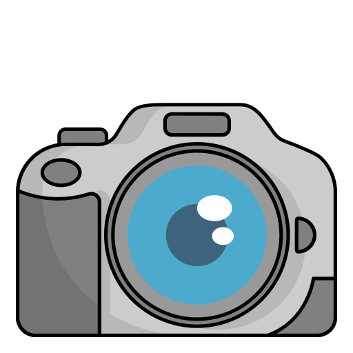 Dslr camera Generic Outline Color icon