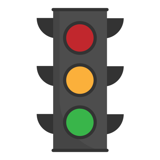 Traffic lights icon Generic Flat