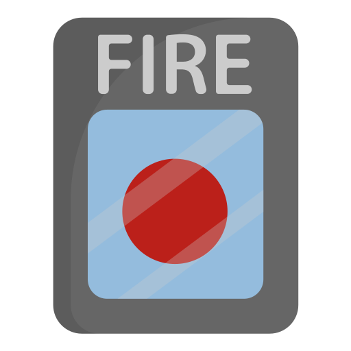 alarma de incendios icono gratis