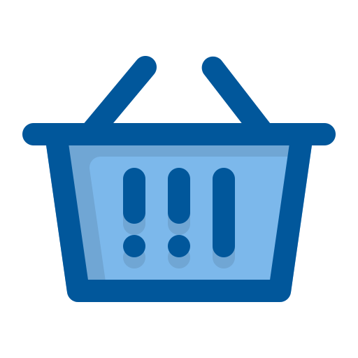 Basket shop Generic Blue icon