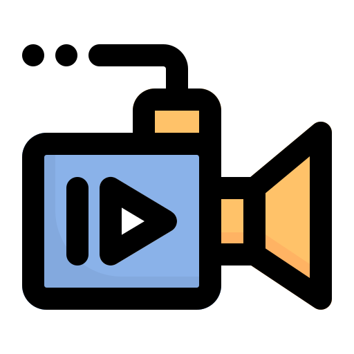 camara de video icono gratis
