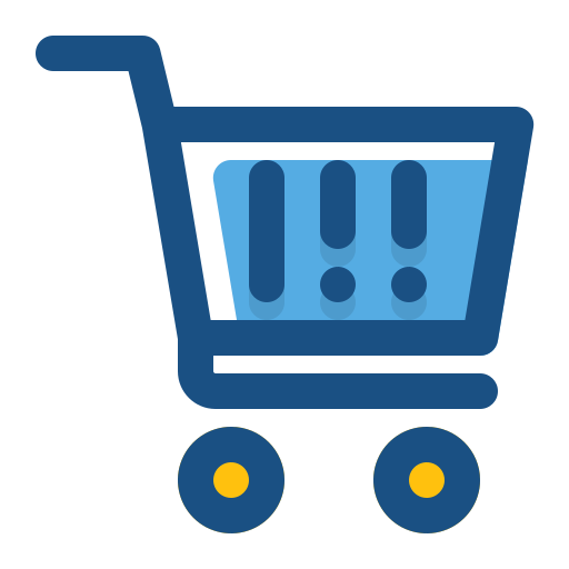 Shopping cart Generic Color Omission icon