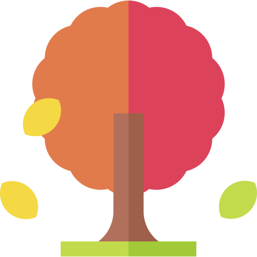 arbol de otoño icono gratis