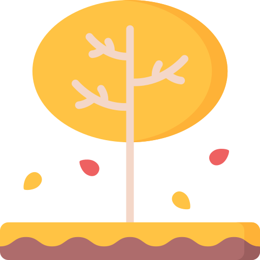 arbol de otoño icono gratis