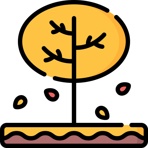 arbol de otoño icono gratis