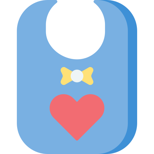 Baby bib - free icon