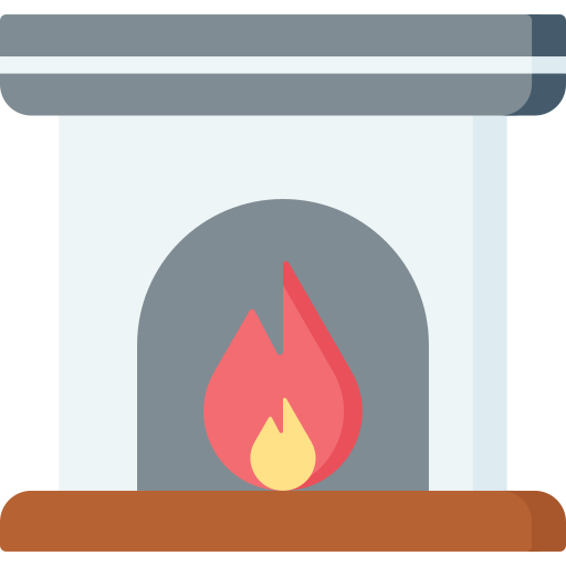 Fireplace Special Flat icon