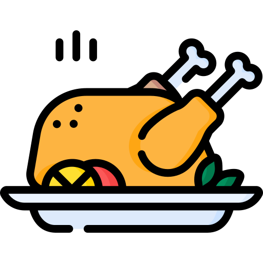 Chicken Special Lineal Color Icon