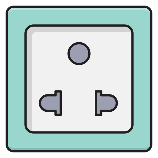 Socket Vector Stall Lineal Color icon