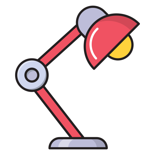 Desk lamp free icon Desk lamp free icon