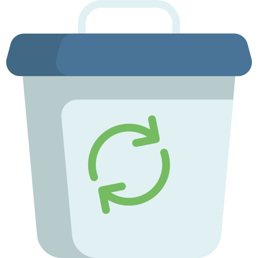 papelera de reciclaje icono gratis