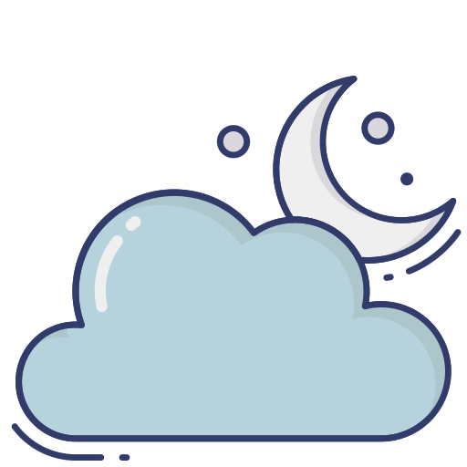 Пасмурная ночь бесплатно иконка Пасмурная ночь бесплатно иконка