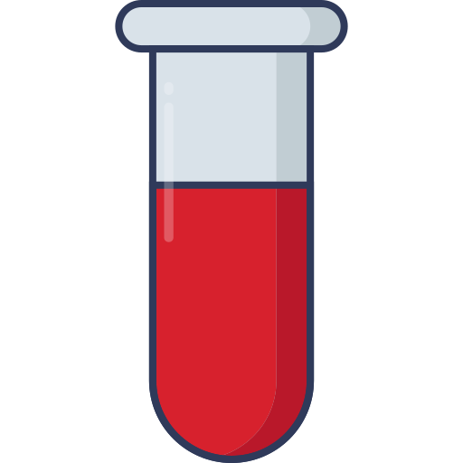 Test tube Dinosoft Lineal Color icon