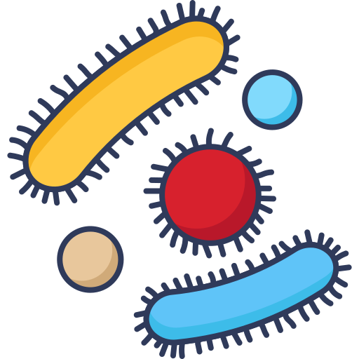 Bacteria Dinosoft Lineal Color icon