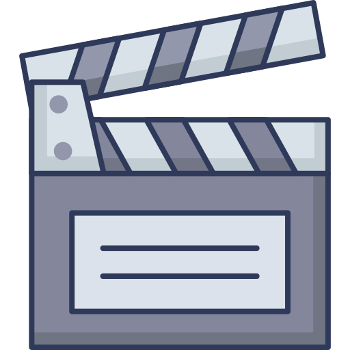 claqueta de cine icono gratis