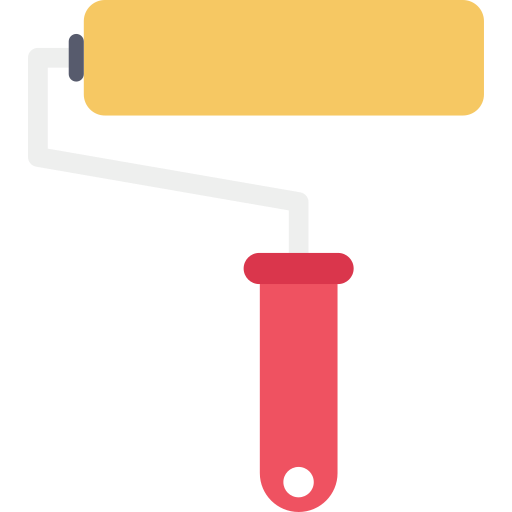 Paint roller free icon