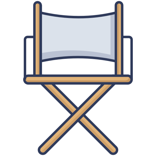 silla de director icono gratis